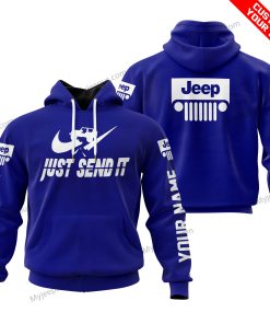 Just Send It Jeep - Navy | Custom Name