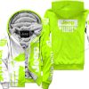 Premium Personalized Custom Name Jeep Fleece Hoodie – Neon