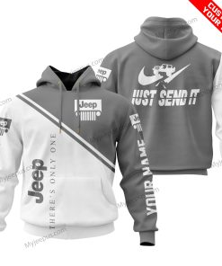 There's Only One Jeep Send It - Grey - V1