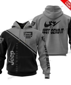 There's Only One Jeep Send It - Grey