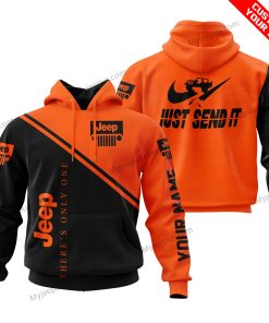 There's Only One Jeep Send It - Orange