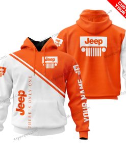 There's Only One Jeep - Orange - V1 | Custom Name