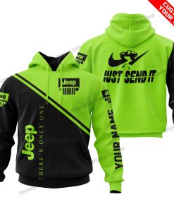 There's Only One Jeep Send It - Green 1