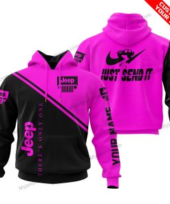 There's Only One Jeep Send It - Pink