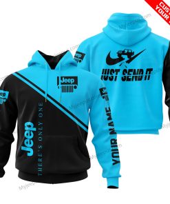 There's Only One Jeep Send It - Sky Blue