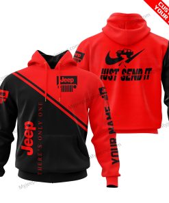 There's Only One Jeep Send It - Red