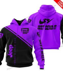 There's Only One Jeep Send It - Purple