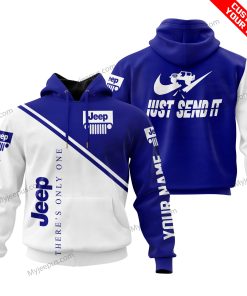 There's Only One Jeep Send It - Navy - V1