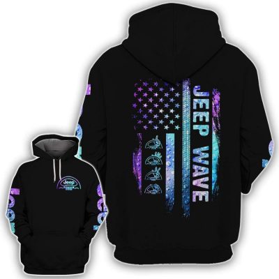Jeep Drop Water Flag Hoodie – Legging 3d