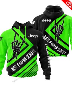 The Wave Jeep - Just Fkcn Send It - Custom Name - Green V2