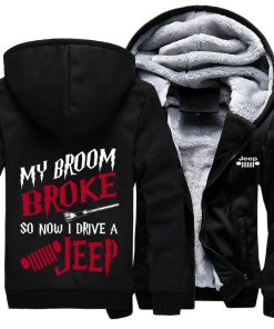 My Broom Broke So Now I Drive A Jeep