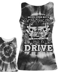 Jeep Tie Dye Move Over Boy Tank Top And Legging 3D