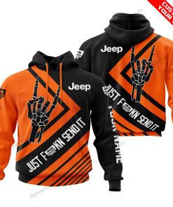 The Wave Jeep - Just Fkcn Send It - Custom Name - Orange V2