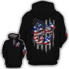 Jeep Independence Day Love Heartbeat Hoodie – Legging 3d