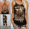 Jeep And Coffee Cross Tank Top – Legging 3d