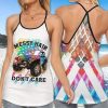 Jeep Messy Hair Don’t Care Cross Tank Top – Legging 3d