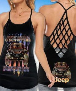 Super Sexy Jeep Driver Cross Tank Top – Legging 3d