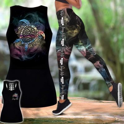 Jeep Beach And Turtle Hollow Tank Top And Legging 3D Print #290421V