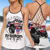Coffee Jeep Freedom Cross Tank Top – Legging 3d