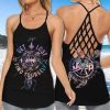 Jeep Turtle Get Lost Find Yourself Cross Tank Top – Legging 3d