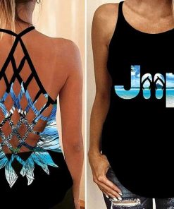 Jeep And Flip Flop Cross Tank Top – Legging 3d #180521l