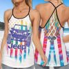 Jeep Tie Dye Vintage Cross Tank Top – Legging 3d