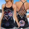 Jeep Girl Heart Independence Day Cross Tank Top – Legging 3d