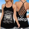 Jeep Skull A Game Call Duct Duct Tape Cross Tank Top – Legging 3d