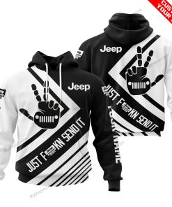The Wave Jeep - Just Fkcn Send It - Custom Name - White