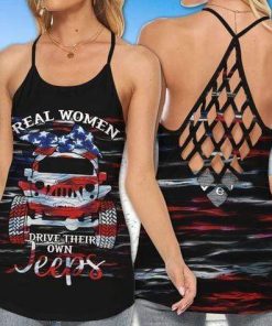 Jeep Real Women Cross Tank Top – Legging 3d