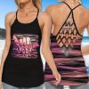 Jeep Life Pink Criss Cross Tank Top – Legging 3d