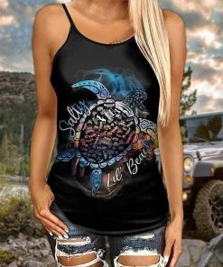 Jeep Turtle Salty Lil’ Beach Cross Tank Top – Legging 3d