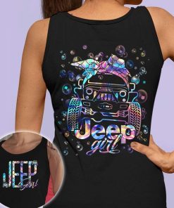 Jeep Girl Mermaid Bubble Hollow Tank Top Or Legging #KV