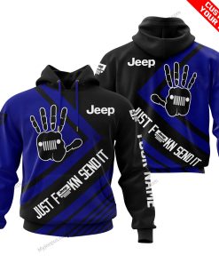 The Wave Jeep - Just Fkcn Send It - Custom Name - Navy V1