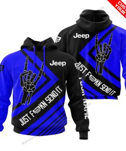 The Wave Jeep - Just Fkcn Send It - Custom Name - Blue V2