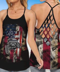 Jeep Brown Compass Cross Tank Top – Legging 3d
