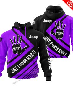 The Wave Jeep - Just Fkcn Send It - Custom Name - Purple V1