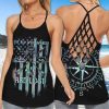 Jeep Wander Compass Hologram Cross Tank Top – Legging 3d