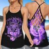 Easily Distracted By Music And Jeeps Cross Tank Top – Legging 3d