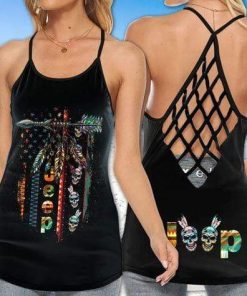 Jeep Native Skull Cross Tank Top – Legging 3d