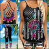 Gift For Mother Jeep Tie Dye Compass Cross Tank Top – Legging 3d