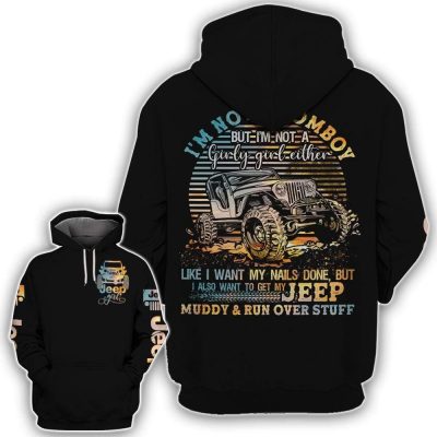 Jeep I’m Not A Tomboy Hoodie – Legging 3d