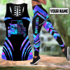 Custom Name Jeep Hollow Tank Top And Legging 3D Print
