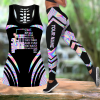 Personalized Colorful Jeep Girl Leggings + Hollow Tank Combo