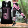 Gift For Mother Jeep Girl Back The Pink Breast Cancer Mom Hollow Tank Top – Legging 3D