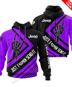 The Wave Jeep - Just Fkcn Send It - Custom Name - Purple V2