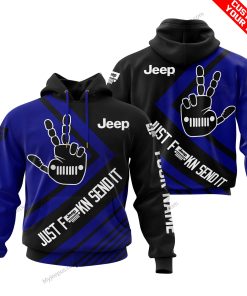 The Wave Jeep - Just Fkcn Send It - Custom Name - Navy