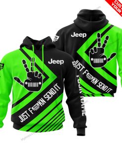 The Wave Jeep - Just Fkcn Send It - Custom Name - Green