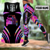Custom Name Jeep Hollow Tank Top And Legging 3D Print