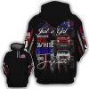 Red White Blue And Jeeps Hoodie – Legging 3d